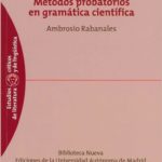 MÉTODOS PROBATORIOS EN GRAMÁTICA CIENTÍFICA