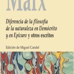 DIFERENCIA DE LA FILOSOFÍA DE LA NATURALEZA EN DEMÓCRITO Y EN EPICURO Y OTROS ESCRITOS